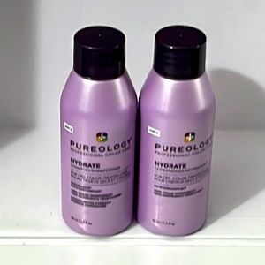 Travel Size Pureology Hydrate Shampoo and Conditioner